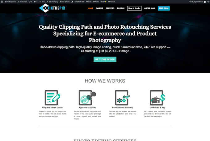 build or redesign a professional wordpress website with elementor pro